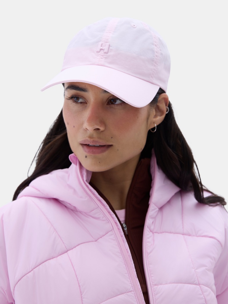 Half Days Ski Pink Nylon Uv Hat Gorpcore Hiking Outdoors Granola New With Tags